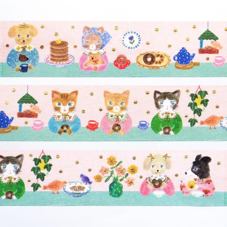 Aiko Fukawa Foil-Stamped Masking Tape Snack Time