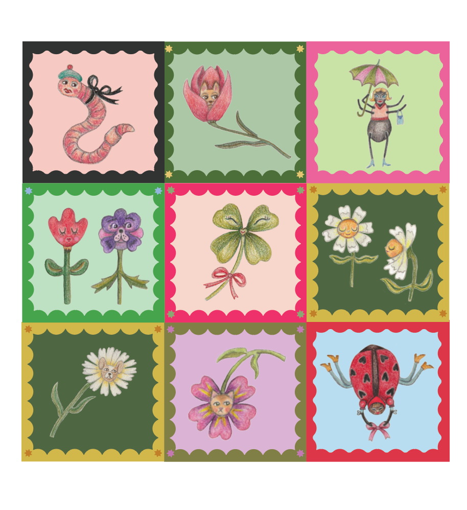 SBR Mixed Washi Garden