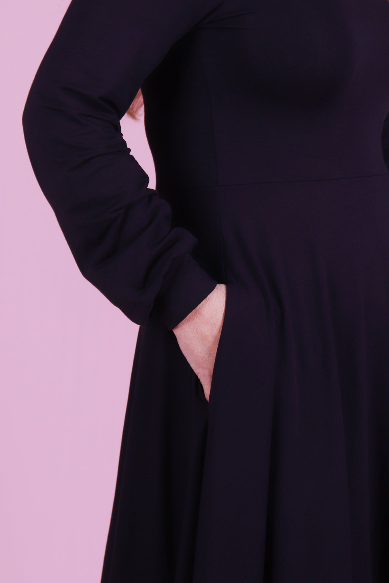 Bronte Luxe Dress Nighttime Navy