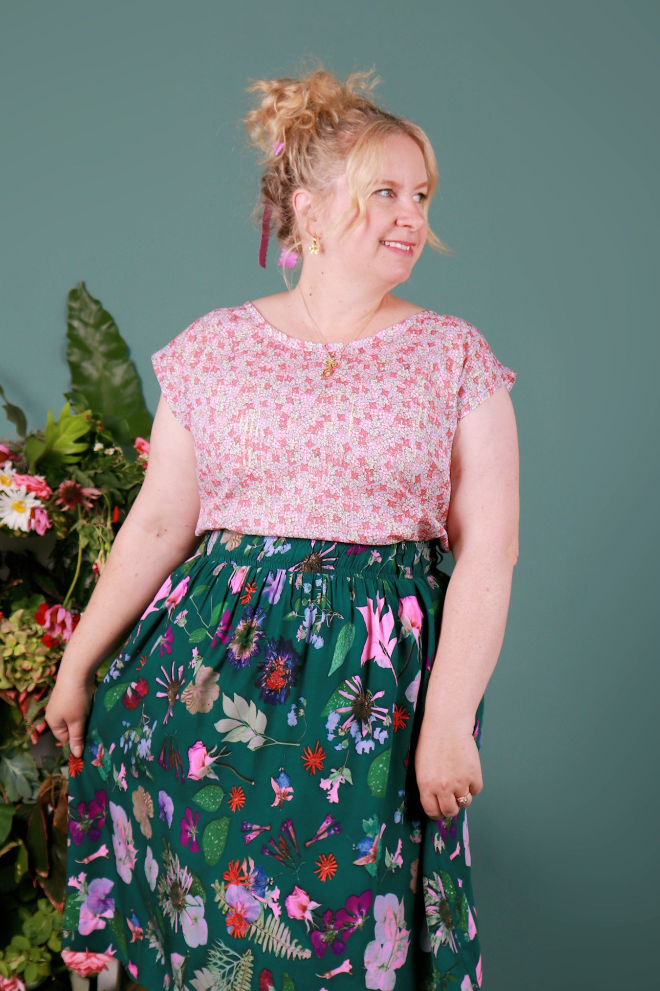 Made590 Lulu Top Bonny Blooms