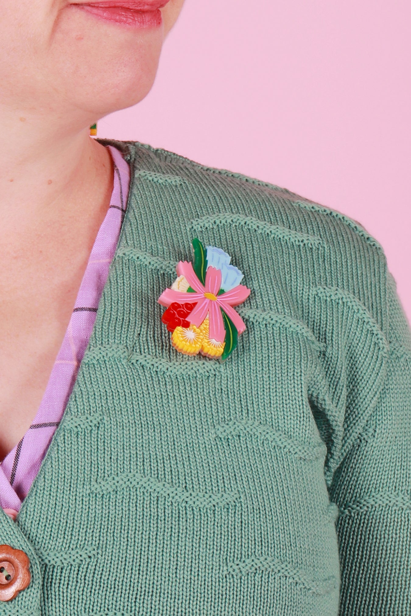 Cosmos Brooch Brights