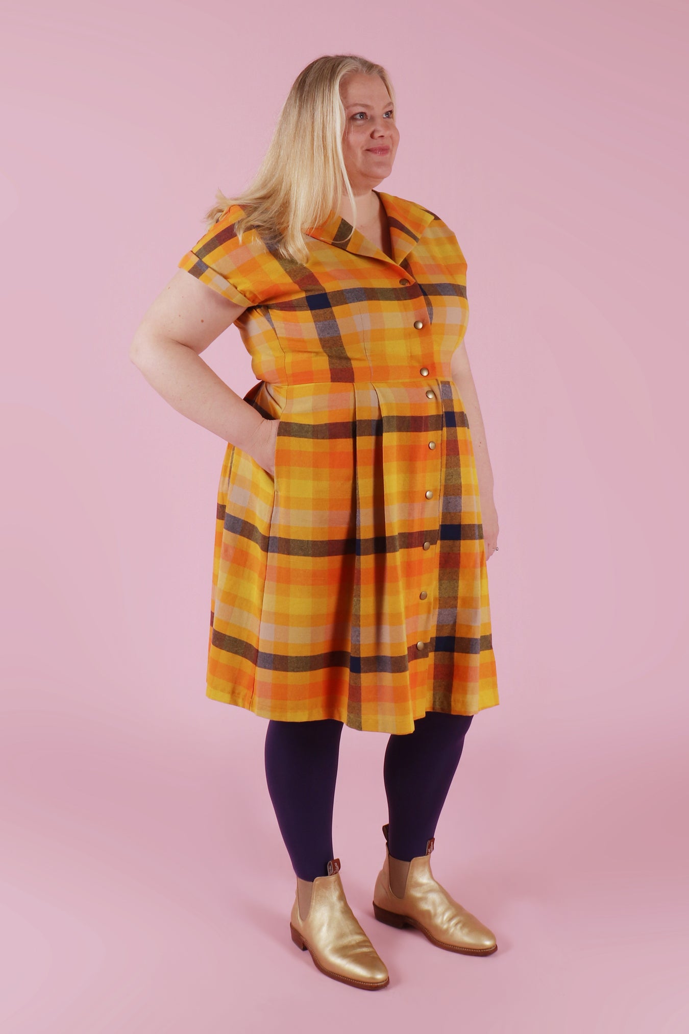 Patty Dress Kodak Plaid
