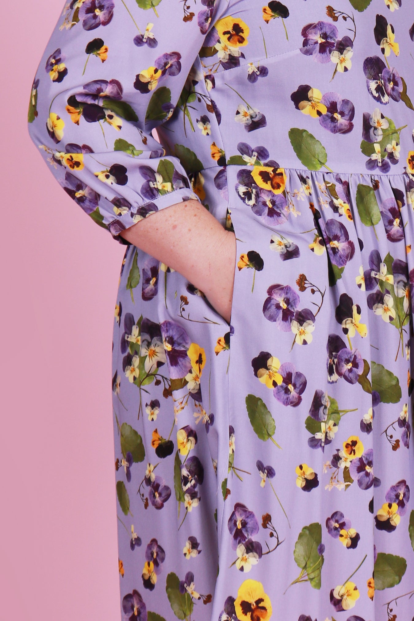 Winter Edie Dress Sandy's Pansy