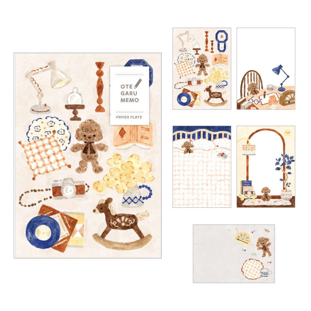 Memo Pad Dog at Home