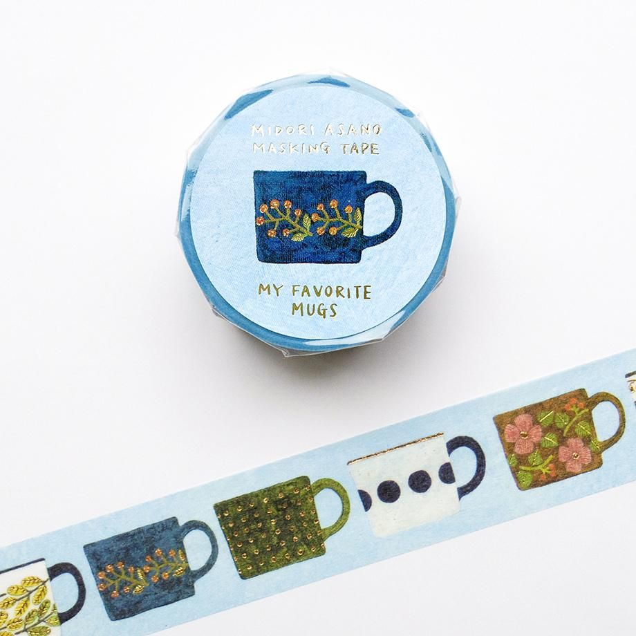 Midori Asano Masking Tape My Favourite Mugs
