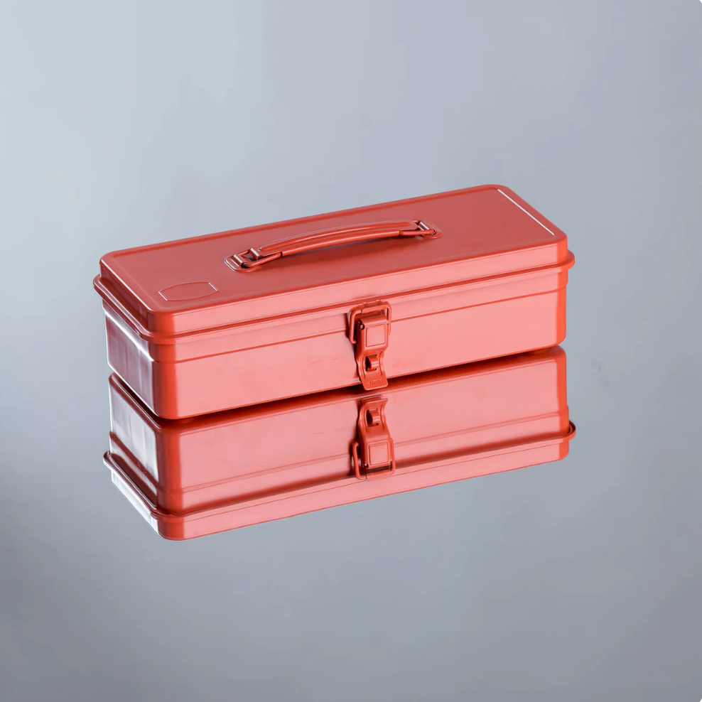 TOYO Steel Trunk Shape Toolbox T-320 Coral