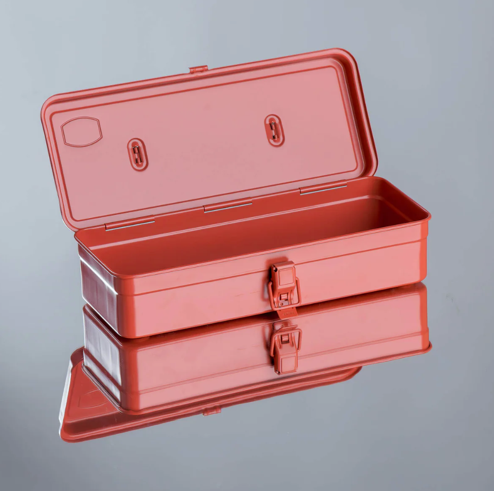 TOYO Steel Trunk Shape Toolbox T-320 Coral