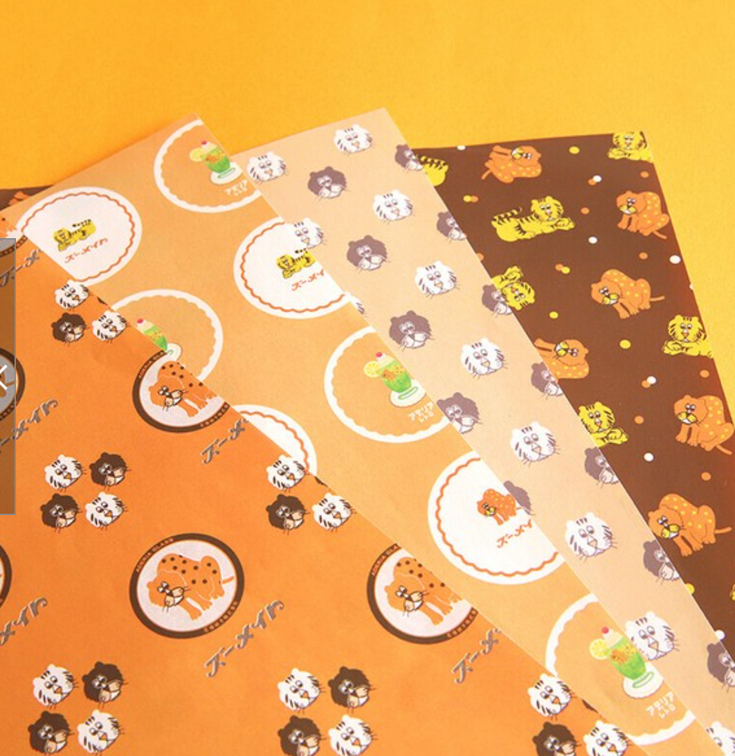 Adelia Retro Papers Orange Cats 32 sheets