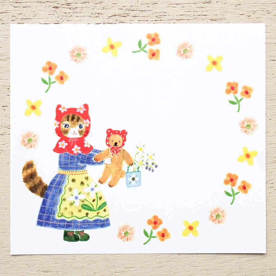 Aiko Fukawa Block Memo Pad Little Fluffy Friends