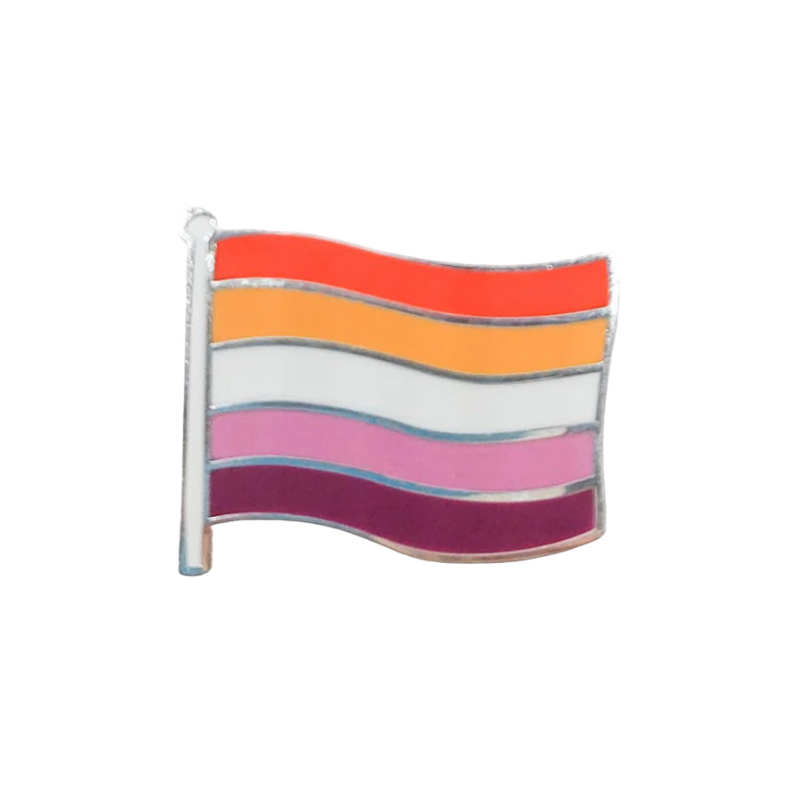 Lesbian Flag Enamel Pin