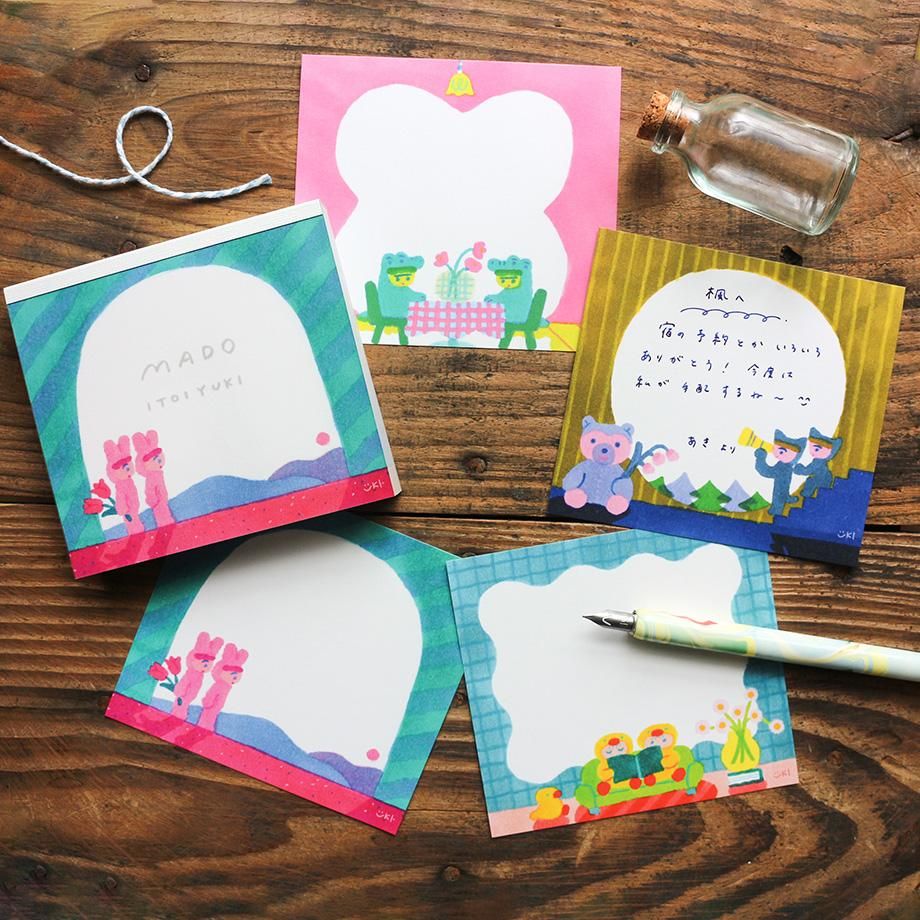 Yuki Itoi Block Memo Pad Mado