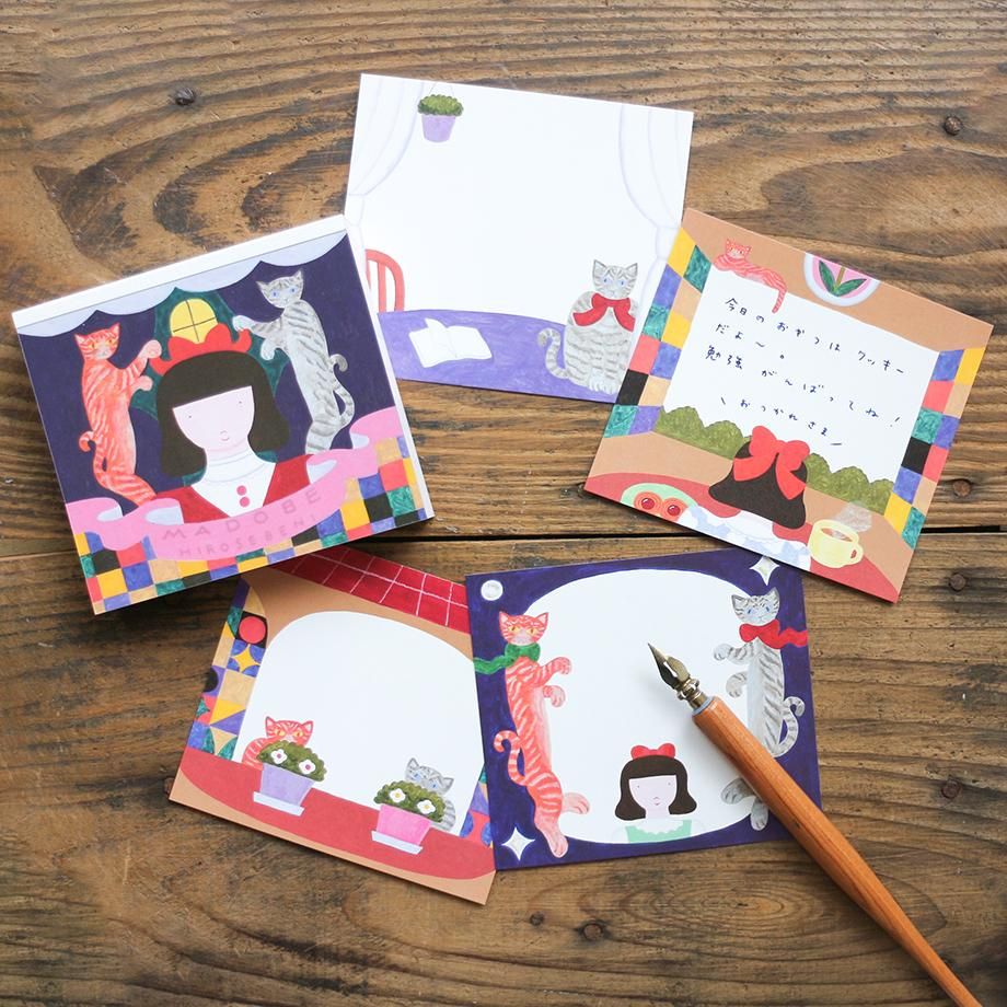 Hirosebeni Block Memo Pad Madobe