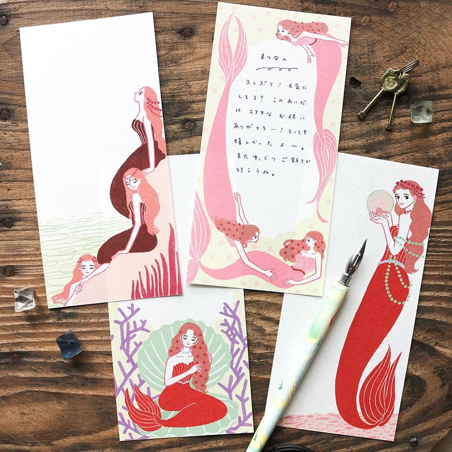 Konatsu Tani One-stroke paper Mermaid