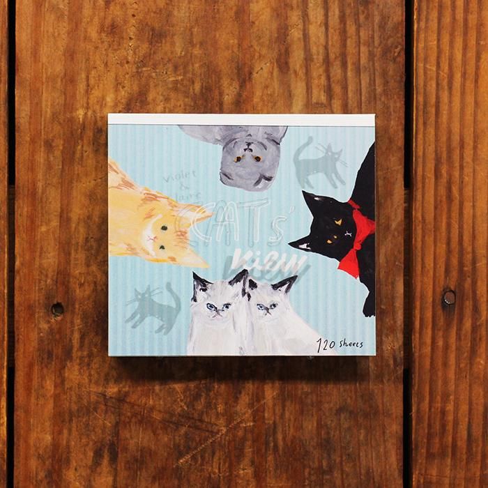 Violet & Claire Block Memo Cat's View