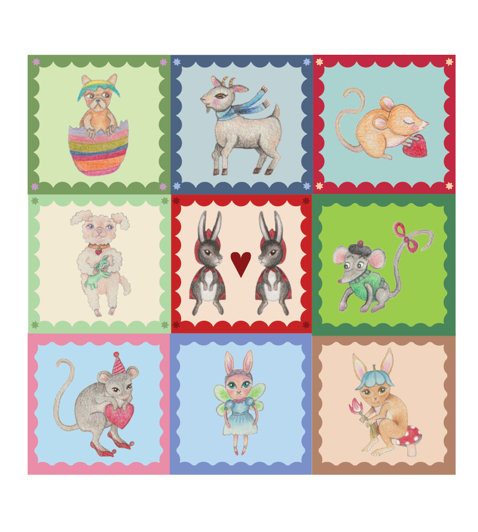 SBR Mixed Washi Small Friends