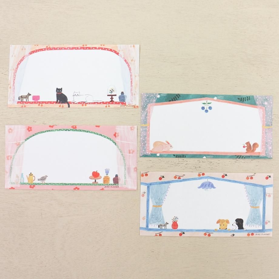 Aiko Fukawa One-Stroke Paper Little Window Cats