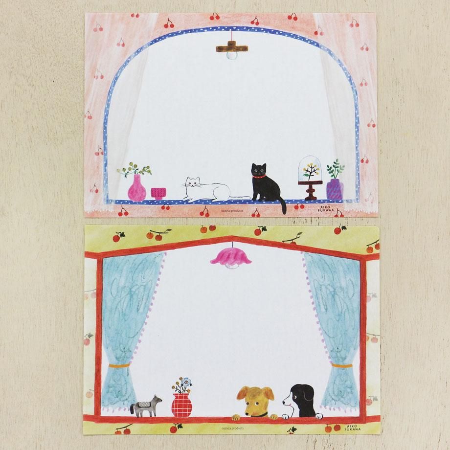 Aiko Fukawa Letter Paper Little Window Dogs