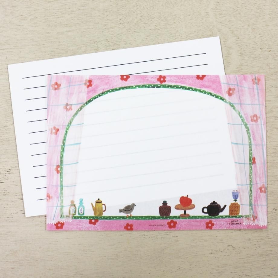 Aiko Fukawa Letter Paper Little Window Dogs