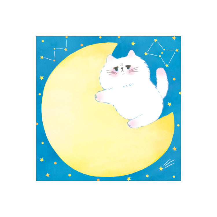 Yoko Sticky Notes Cat Moon