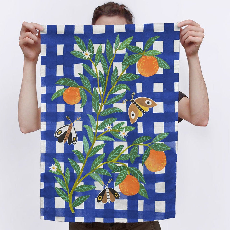 Orange You Glad Tea Towel