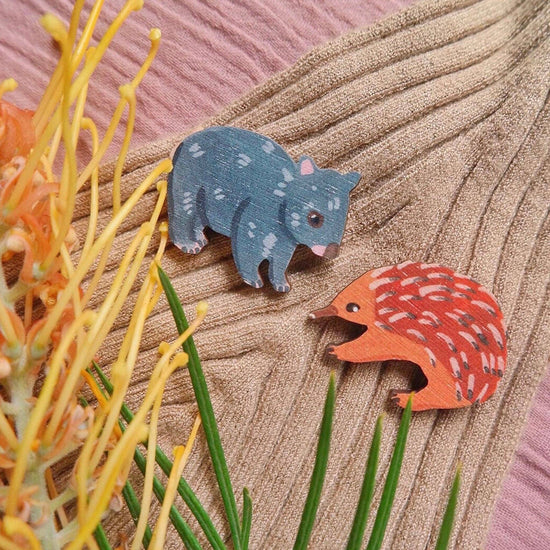 Wombat Australian Animal Pin