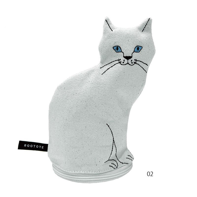 Neko Cat Purse Grey