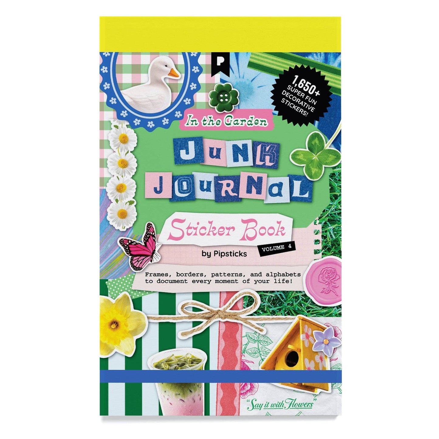 In The Garden Junk Journal Sticker Book