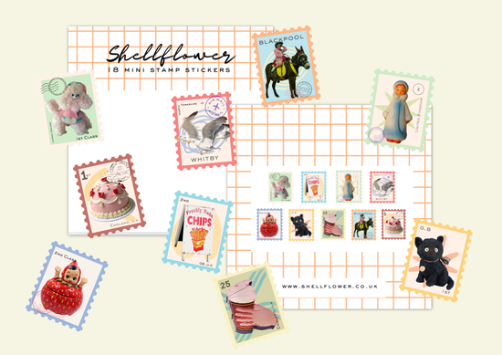 Stamps Washi Flake Stickers 