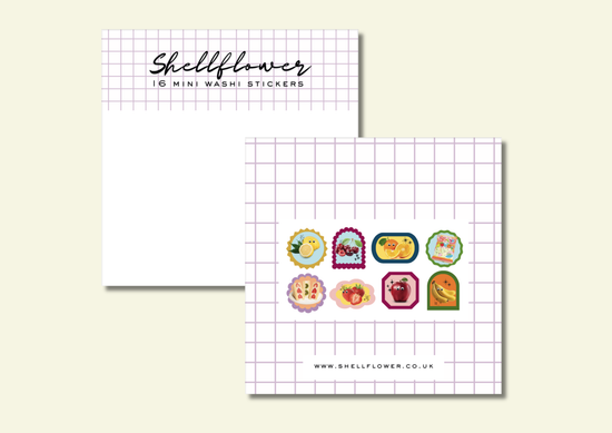 Fruits Washi Flake Stickers