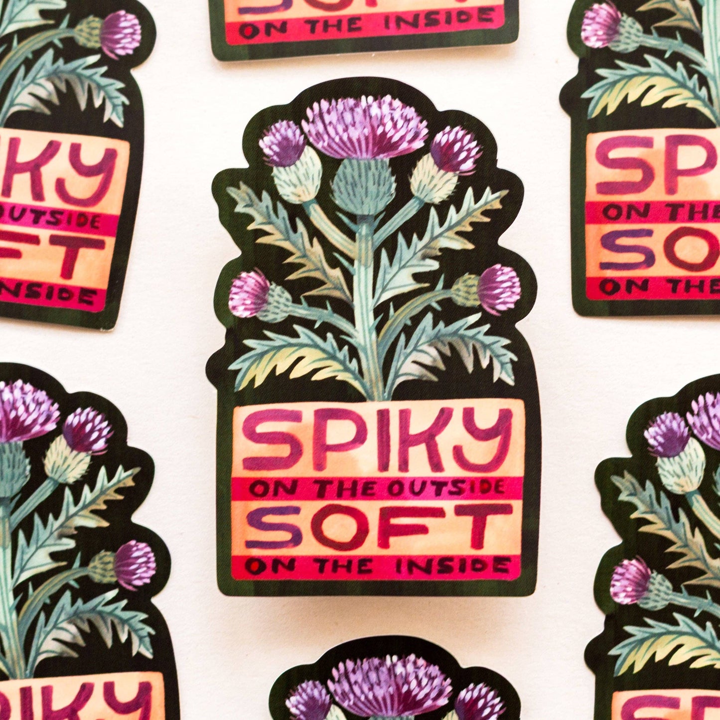 Vinyl Sticker — Spiky