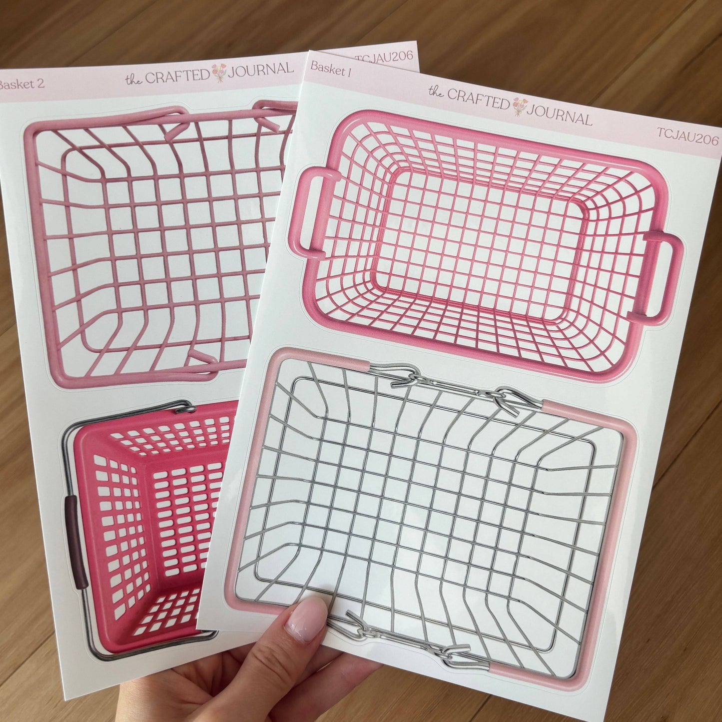 Basket Sticker Sheet Set