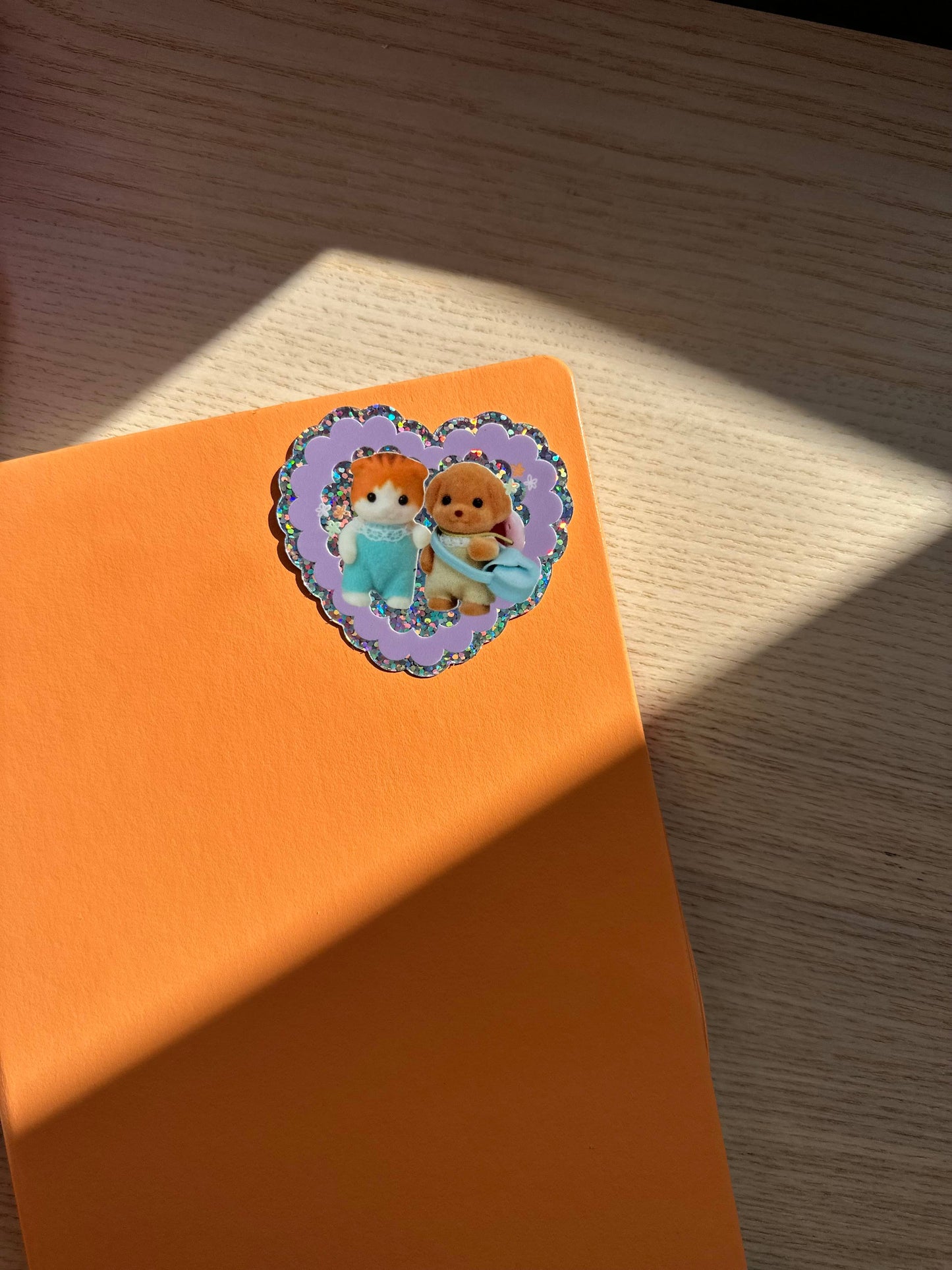 Best Friends Glitter Vinyl Sticker