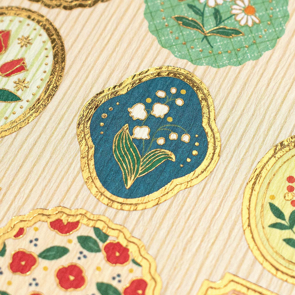 Japanese Large Retro Stickers