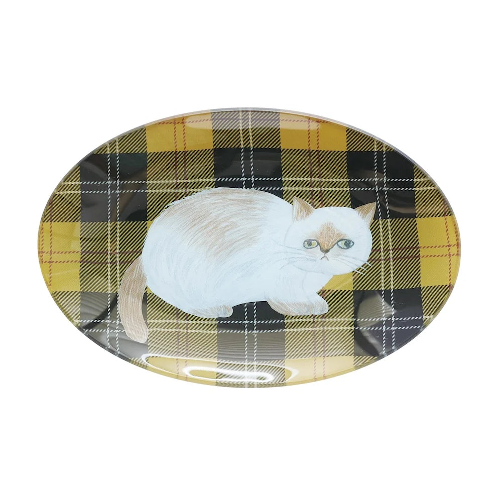 Matsuo Miyuki Glass Oval Plate - Hacu