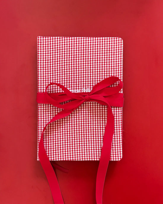 Martina's Signature Ribbon Junk Journal- Red