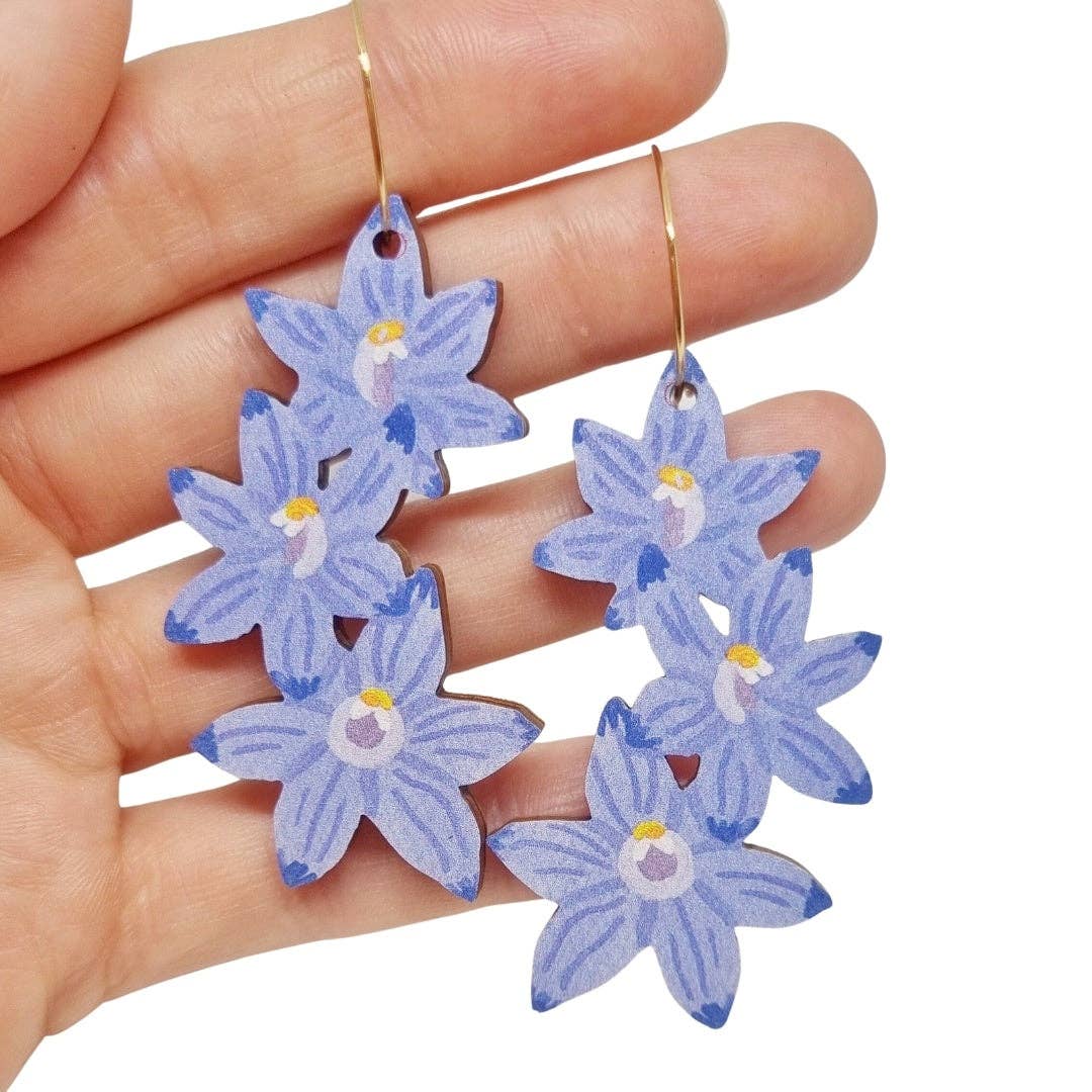 Sun Orchid Earrings