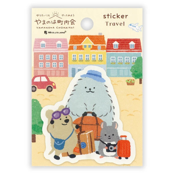 Animals Traveling Single Sticker