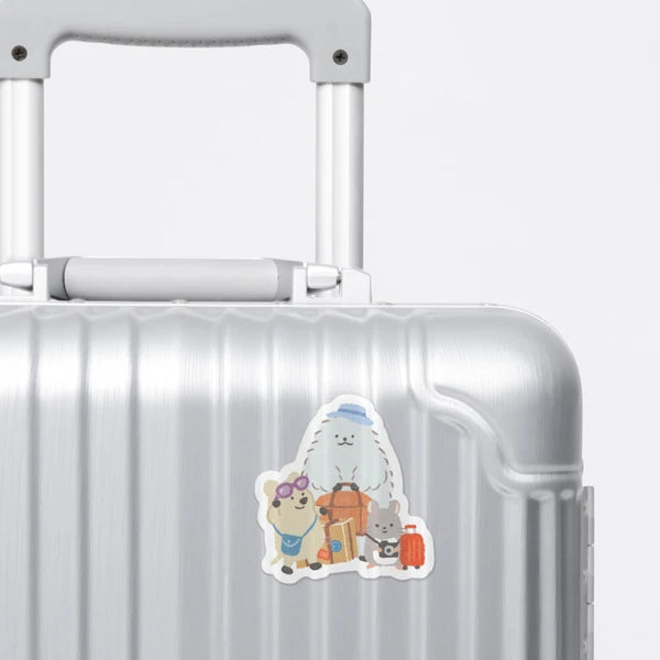 Animals Traveling Single Sticker