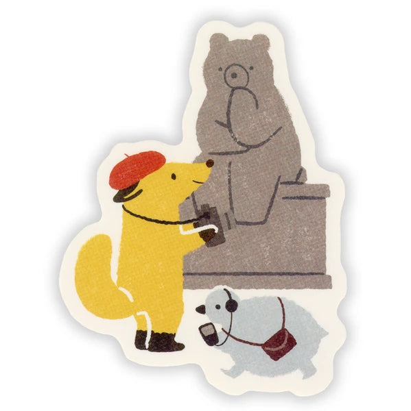 Animals at the Museum Single Sticker