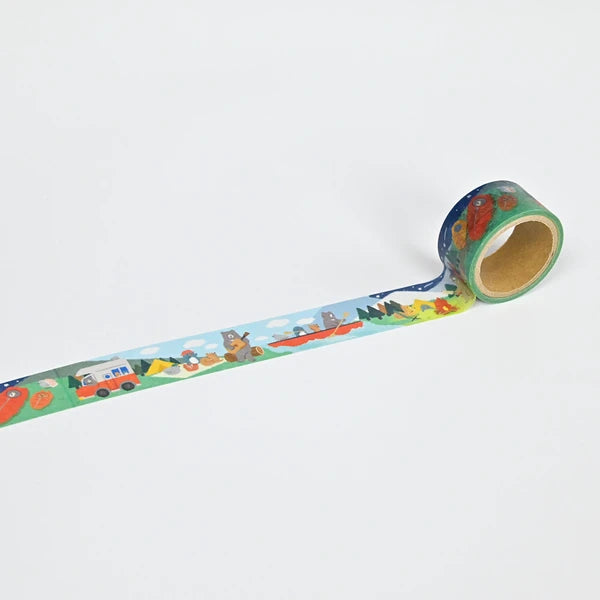 Camping Animals Washi Tape