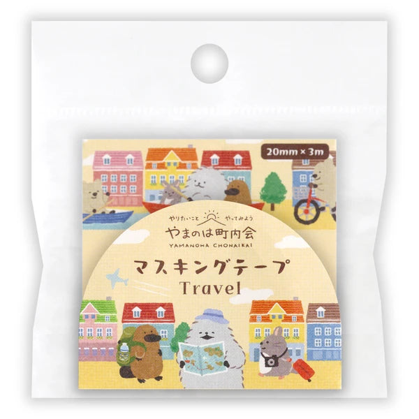 Traveling Animals Washi Tape