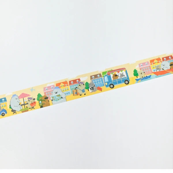 Traveling Animals Washi Tape