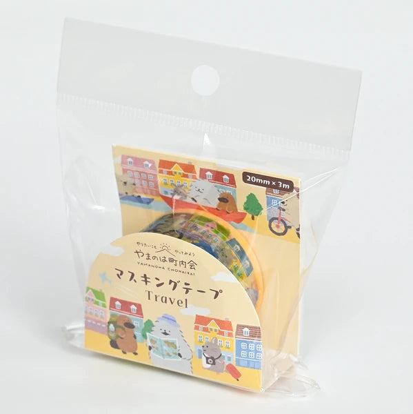 Traveling Animals Washi Tape