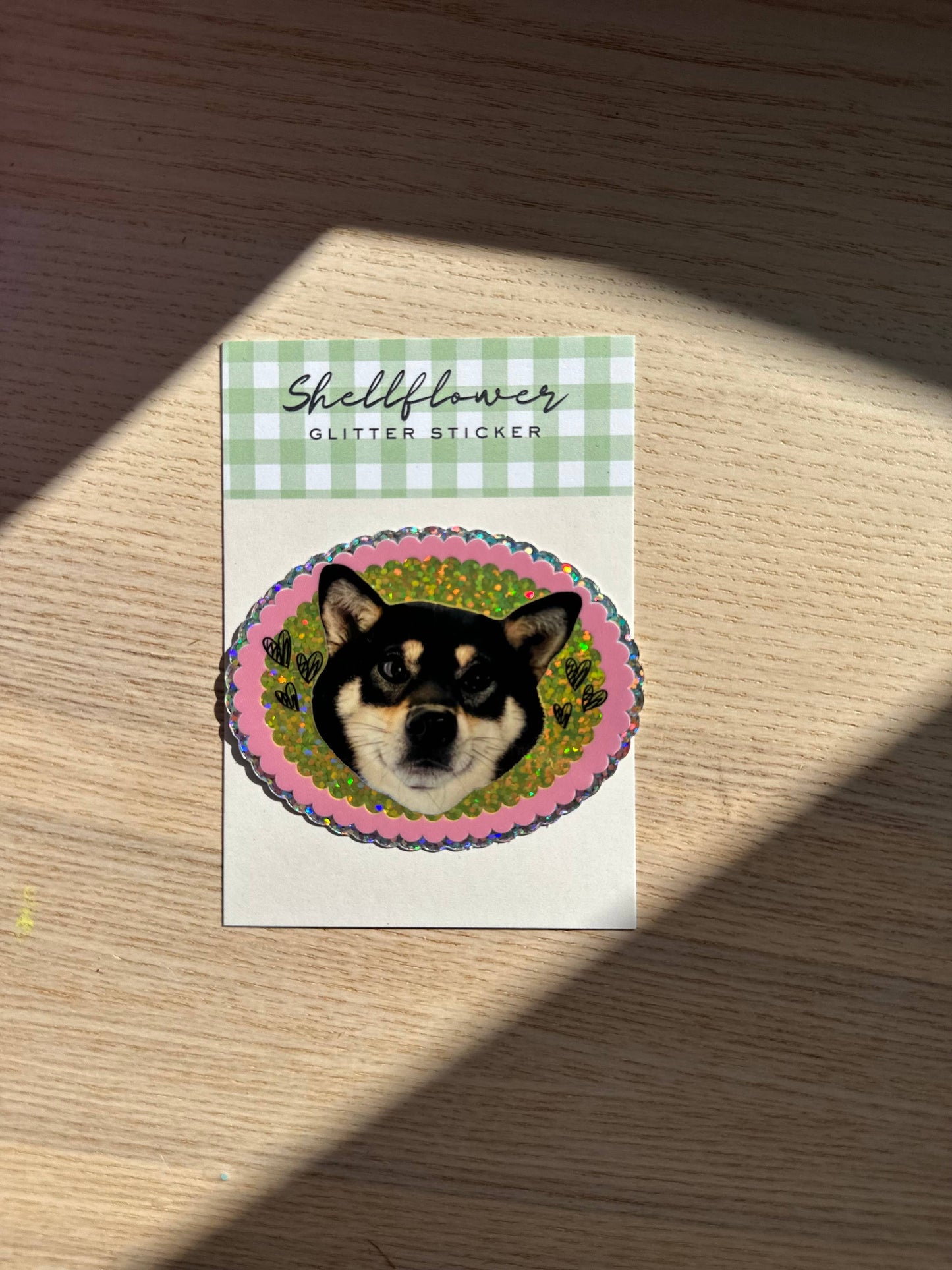 Juno Glitter Vinyl Sticker