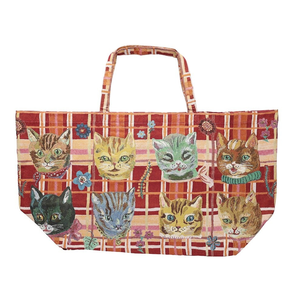 Nathalie Lete kittie's XL Market bag