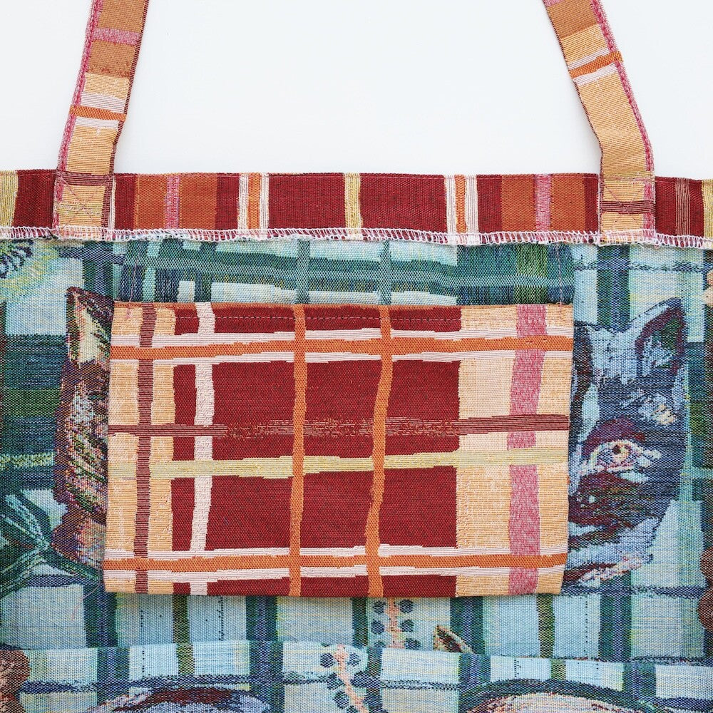 Nathalie Lete kittie's XL Market bag