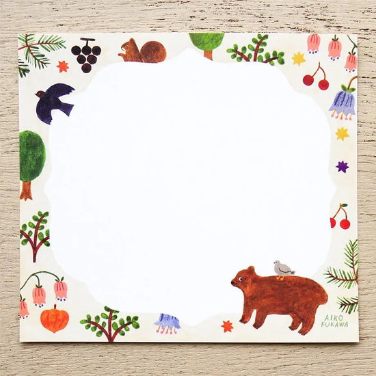 Aiko Fukawa Block Memo Pad Feel Nature