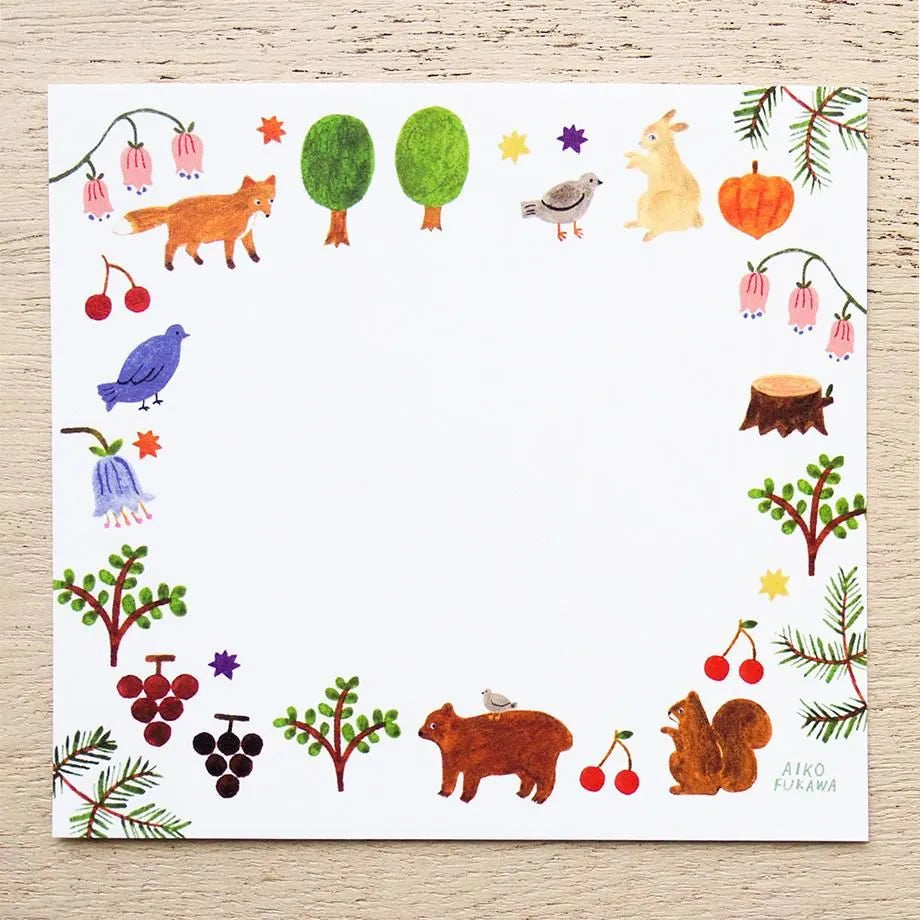 Aiko Fukawa Block Memo Pad Feel Nature