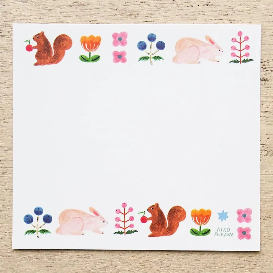 Aiko Fukawa Block Memo Pad Feel Nature