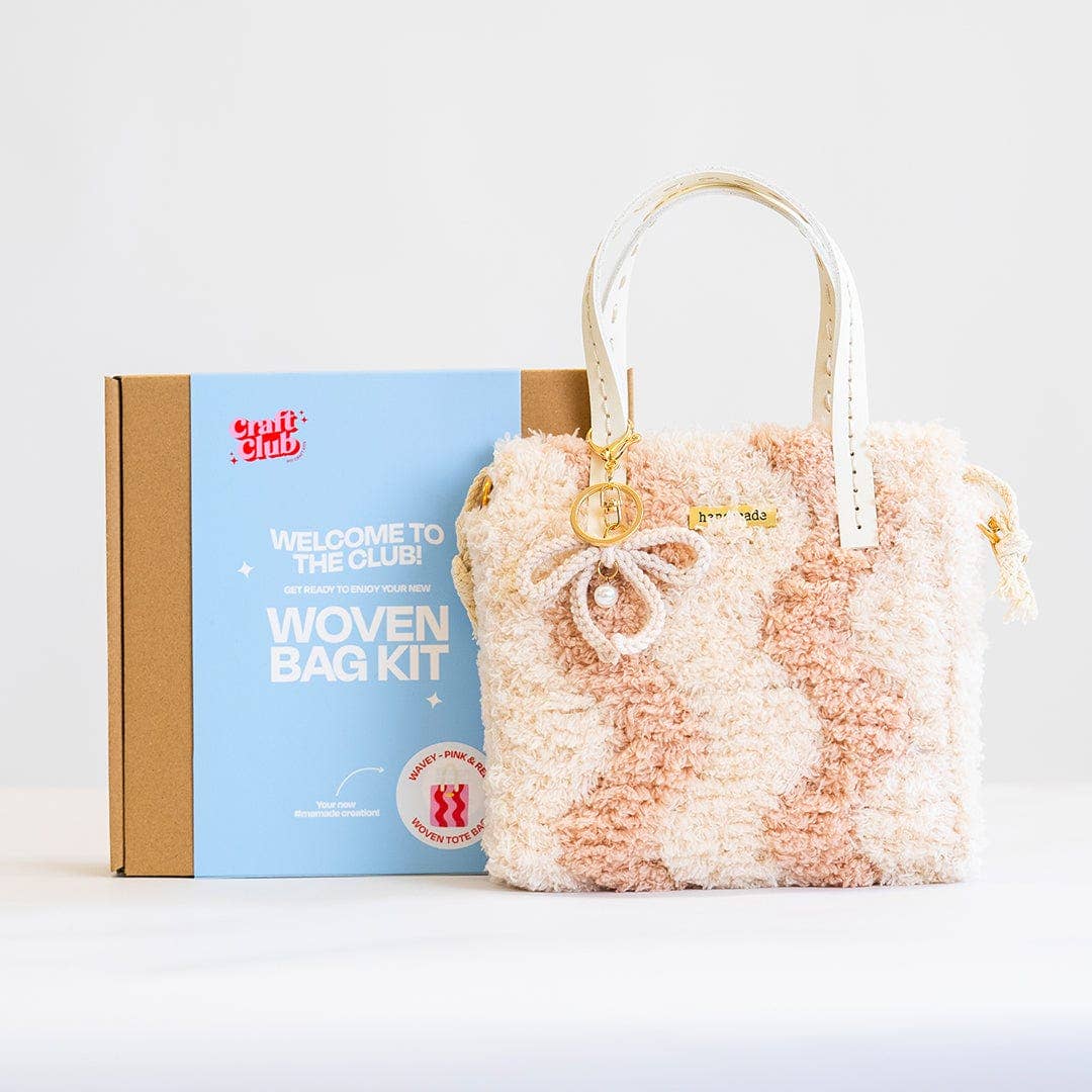 Neutrals Wavey - Woven Tote Bag Kit